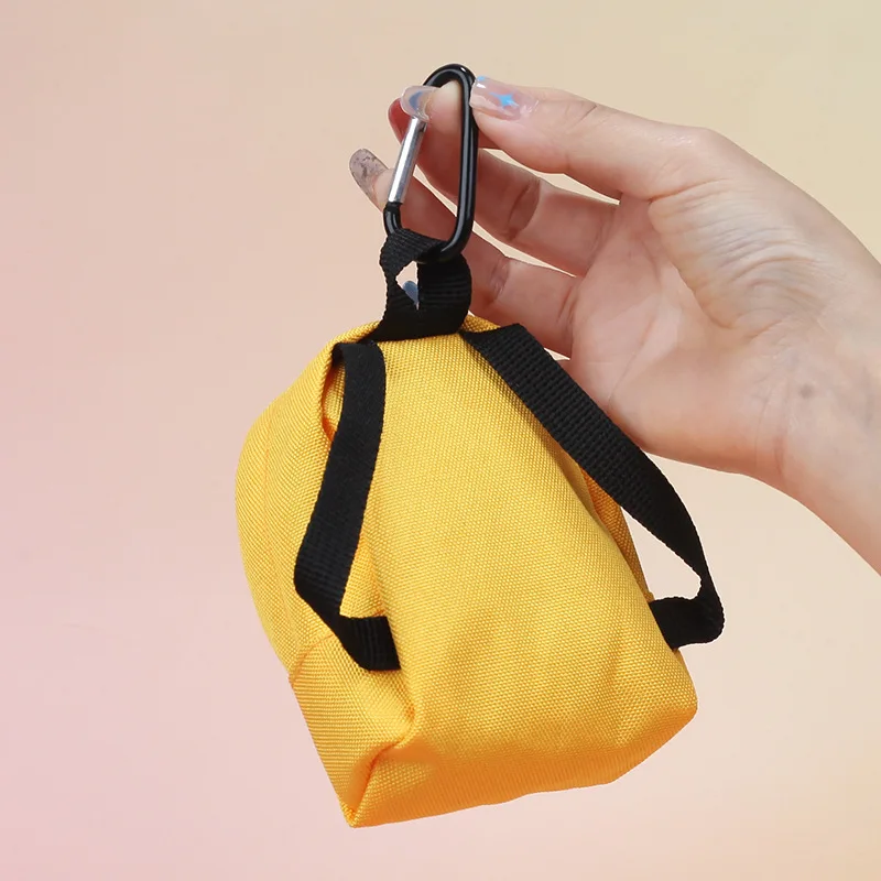alibaba mini backpack keychain Mini Backpack Coin Purse Keychain Daisy Flower Small Wallet Bag Charm  Earphone Storage Pouch Portable Zipper Key Ring Accessory
