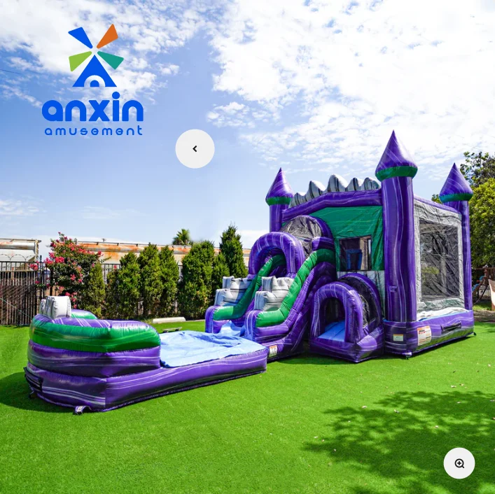Water Ripple Inflatable Bouncing Bed with Slide Factory Direct Sale Hot Sale with Good Quality and Low Price Made in China