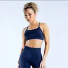 Blue-gray bra and shorts set
