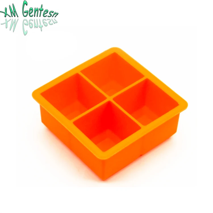 Силиконовый лоток для льда с 4 полостями