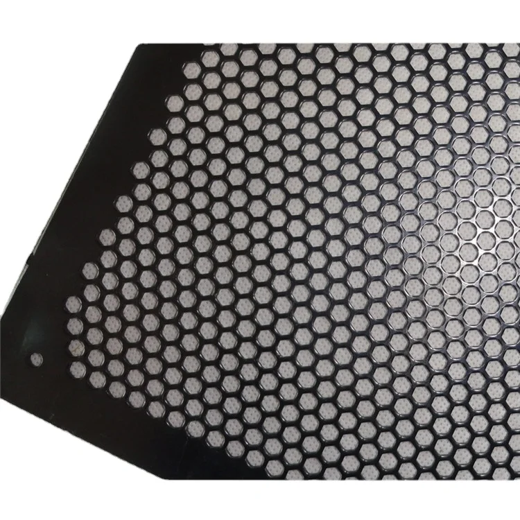 Hexagonal Perforated Metal Mesh Punched Metal Mesh  Speaker Grill