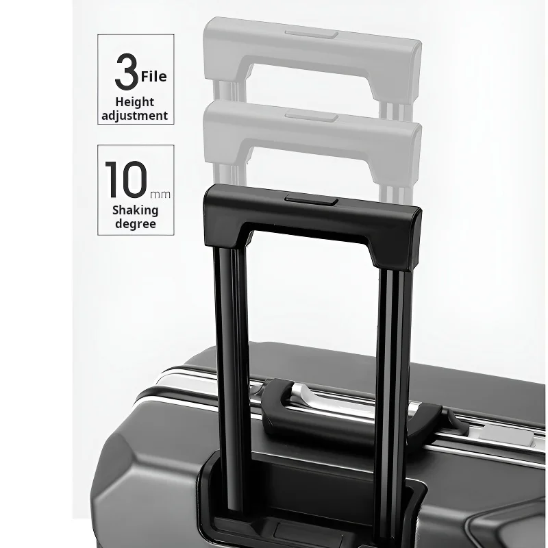 Large Capacity Travel Aluminum Frame Carry-On Luggage