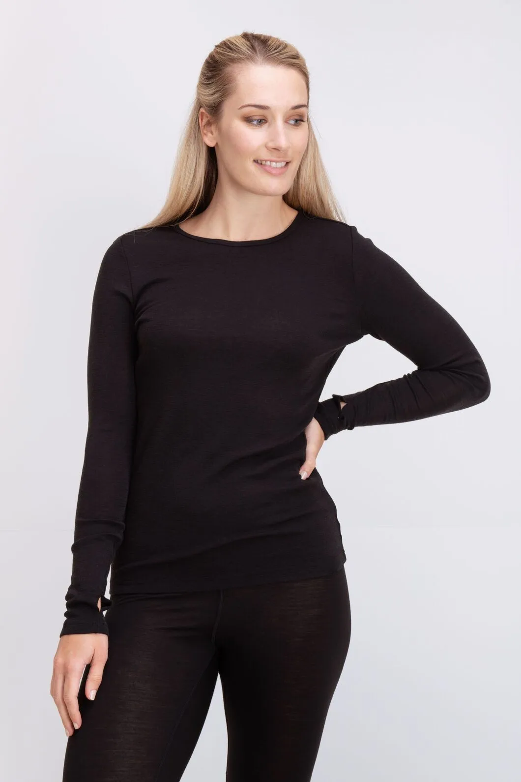 New Arrival 100% Merino Wool Women's 220 Merino Long Sleeve Top ...