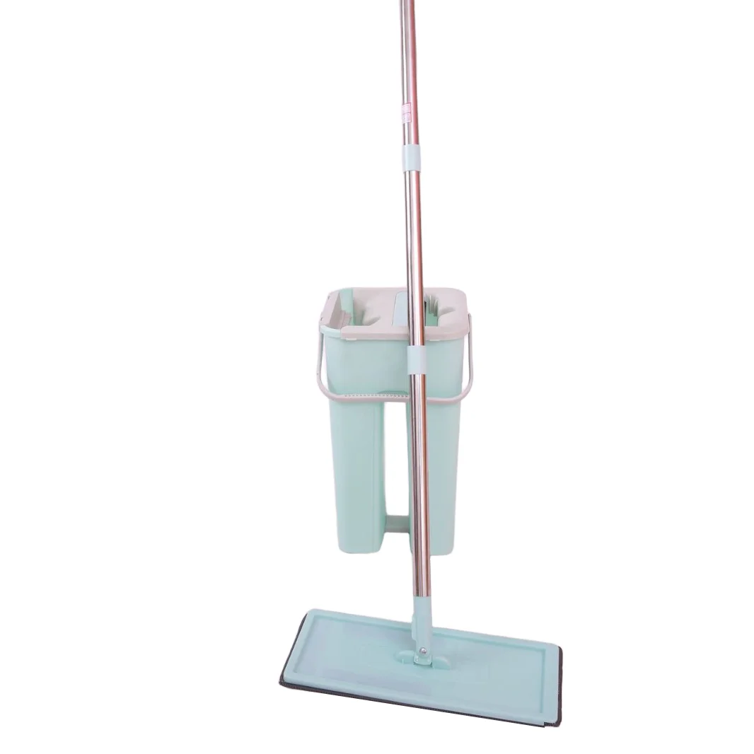 Швабра для выжимания пола из нержавеющей стали с вращением на 360 градусов