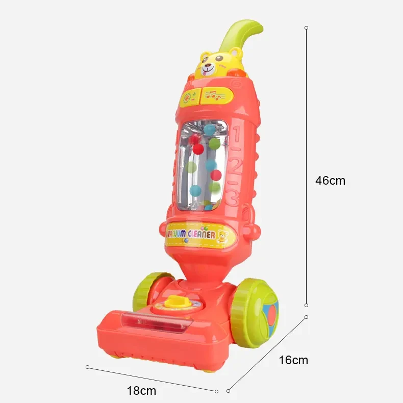 BSTCAR Aspirateur Jouet Pour Enfant – électrique Avec Lumière Et Son, Mini Ménage Amusant