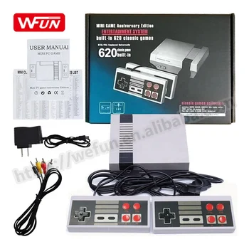 Best Retro Childhood TV PAL&NTSC Mini Video Handheld Game Console For Nintendo N E S Built-in 620 Classic Games