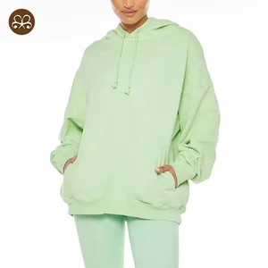 High Quality Design Blank Hoodie Puff Print Streetwear 360 Gsm Pullover Plain Women Hoodies