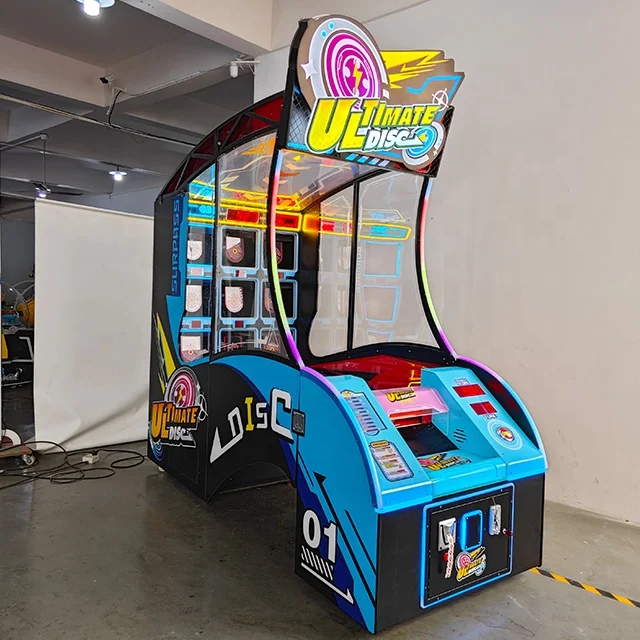 New Ultimate Disc Arcade Coin Operated Sport Redemption Game Machine
