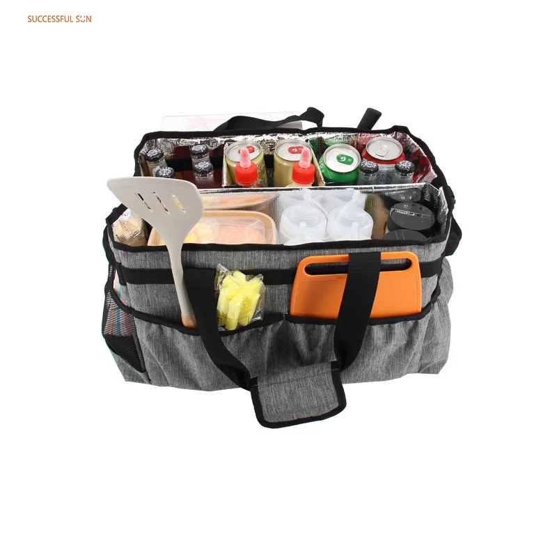 product wholesale customize logo picnic food delivery bag for outdoor activities and bbq-6