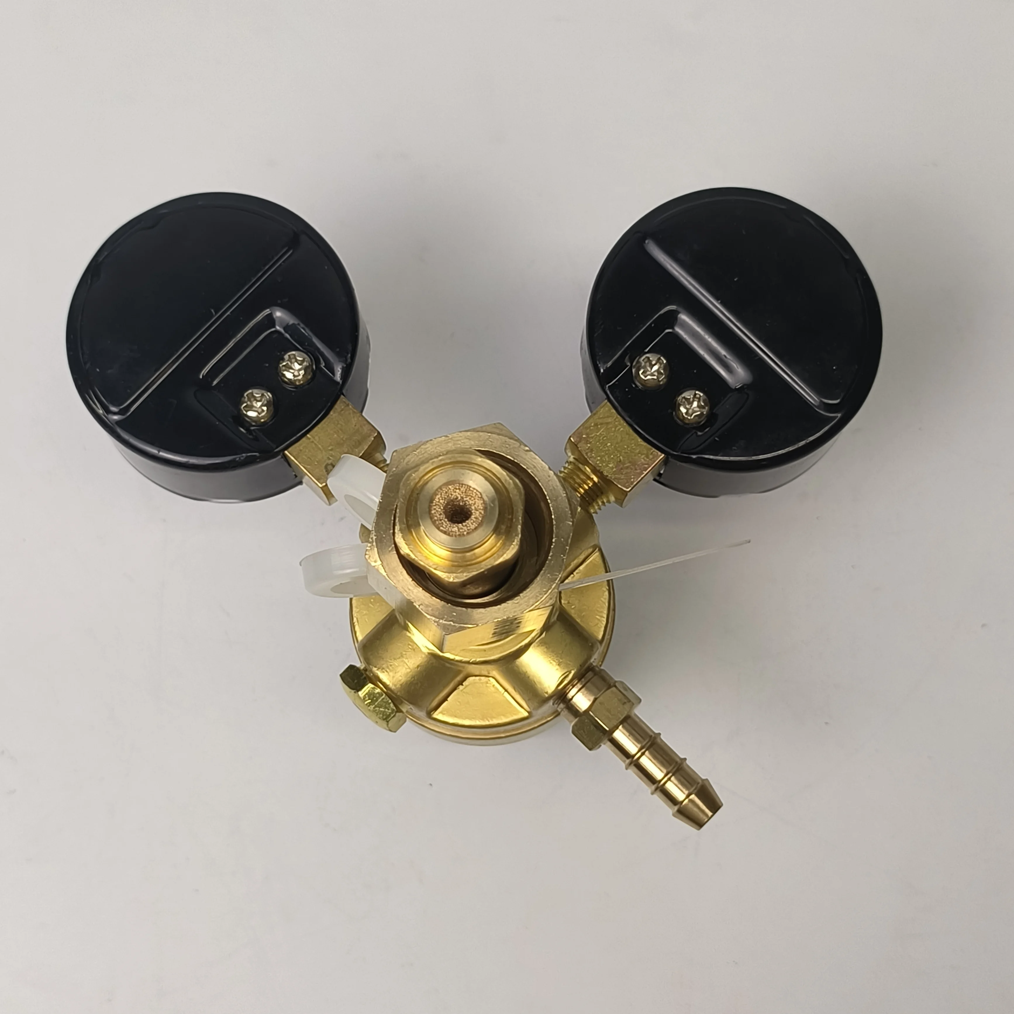 Argon Co Gas Regulator Dual Gauges Welding Cutting Pressure Regulator