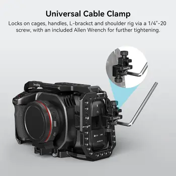 SMALLRIG Cable Clamp Lock for Microphone Power Cable SDI Cable - BSC2333 detail image
