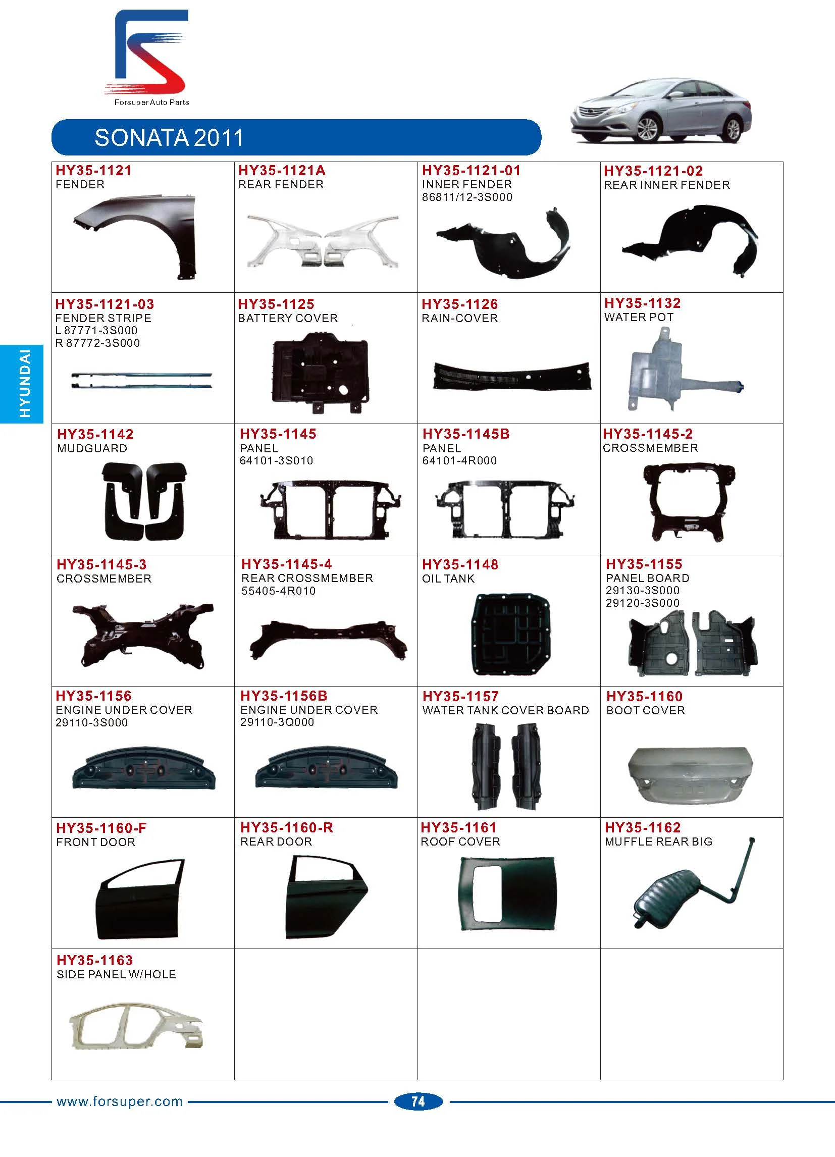 Front Bumper for HYUNDAI SONATA 2011 Auto Body Parts| Alibaba.com