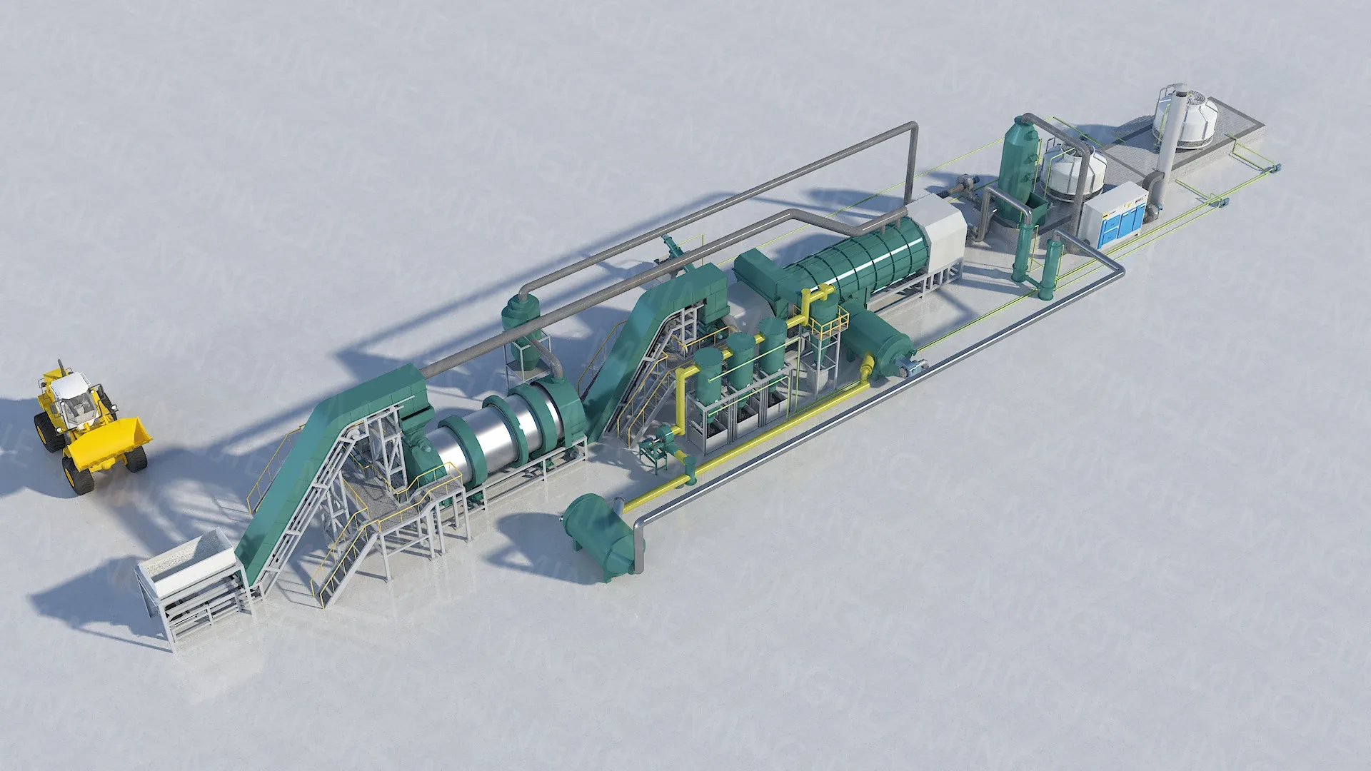 Biochar Pyrolysis Machine - High Productivity & Sustainability