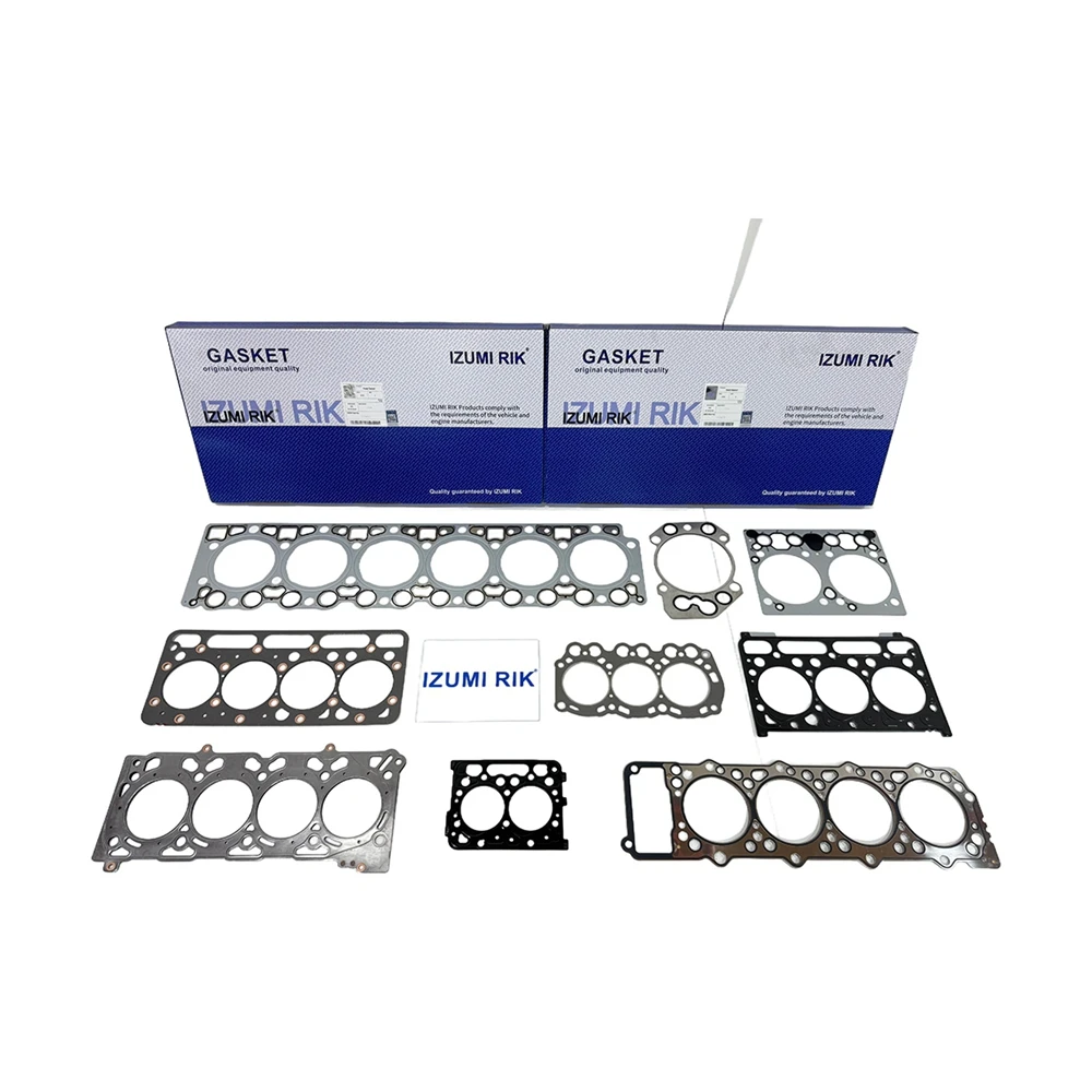 Diesel Engine Spare Parts IZUMI RIK 404D-15 404D-22 Cylinder Head Gasket for Perkins