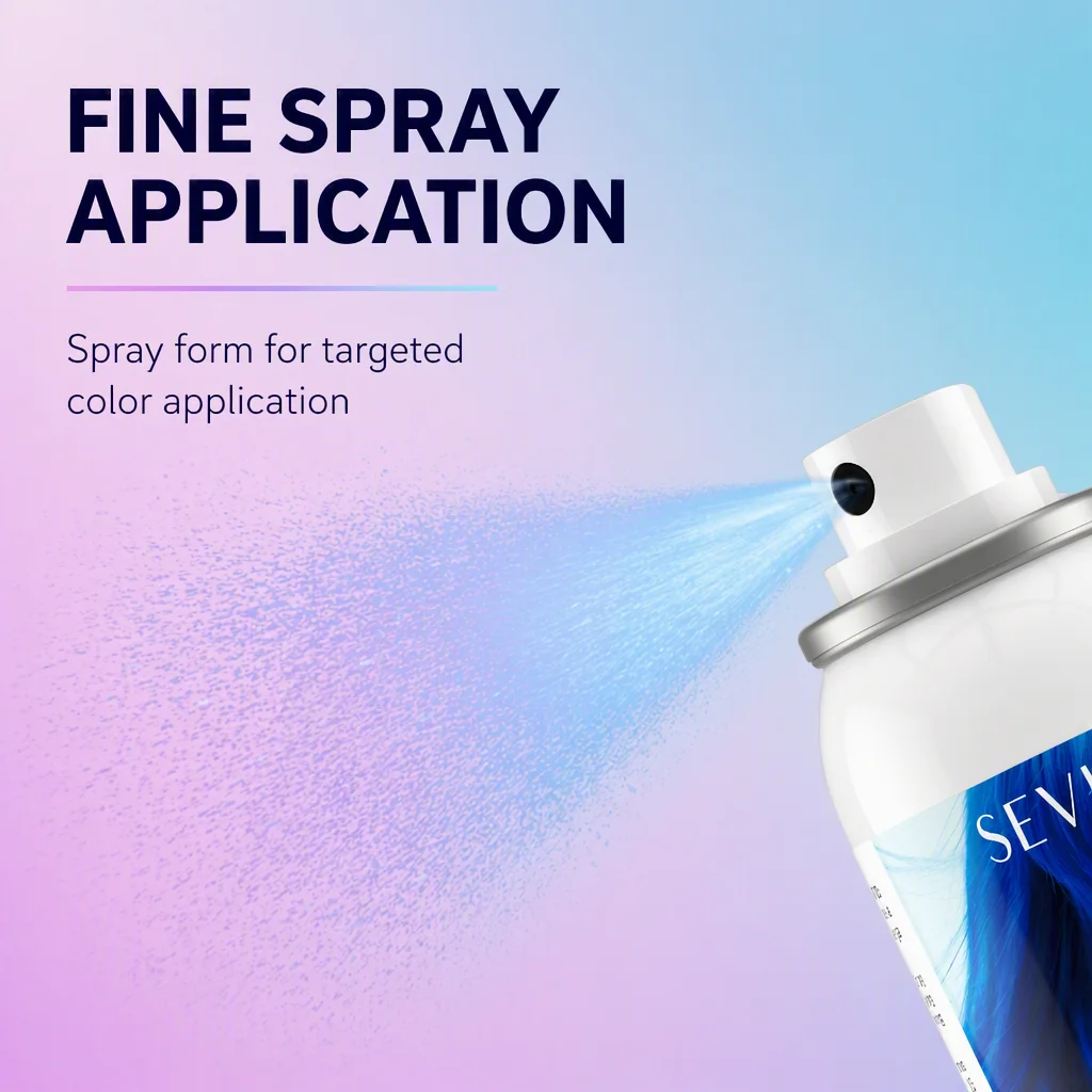 Hair Color Spray Private Label Long Lasting Fashion Magic Washable 15s Semi Permanent Instant Hair Dye No Ammonia