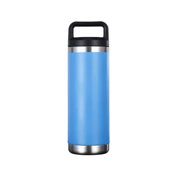 Custom Logo 18oz Insulated Sports Double Wall Stainless Steel Water Bottle Tumbler Cups Outdoor sports kettle