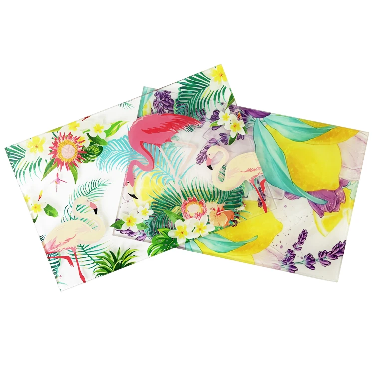 Customized Personalization Kitchenware Rectangle Round Sublimation Heat Press Printed Chopping Tempered Glass Cutting Board