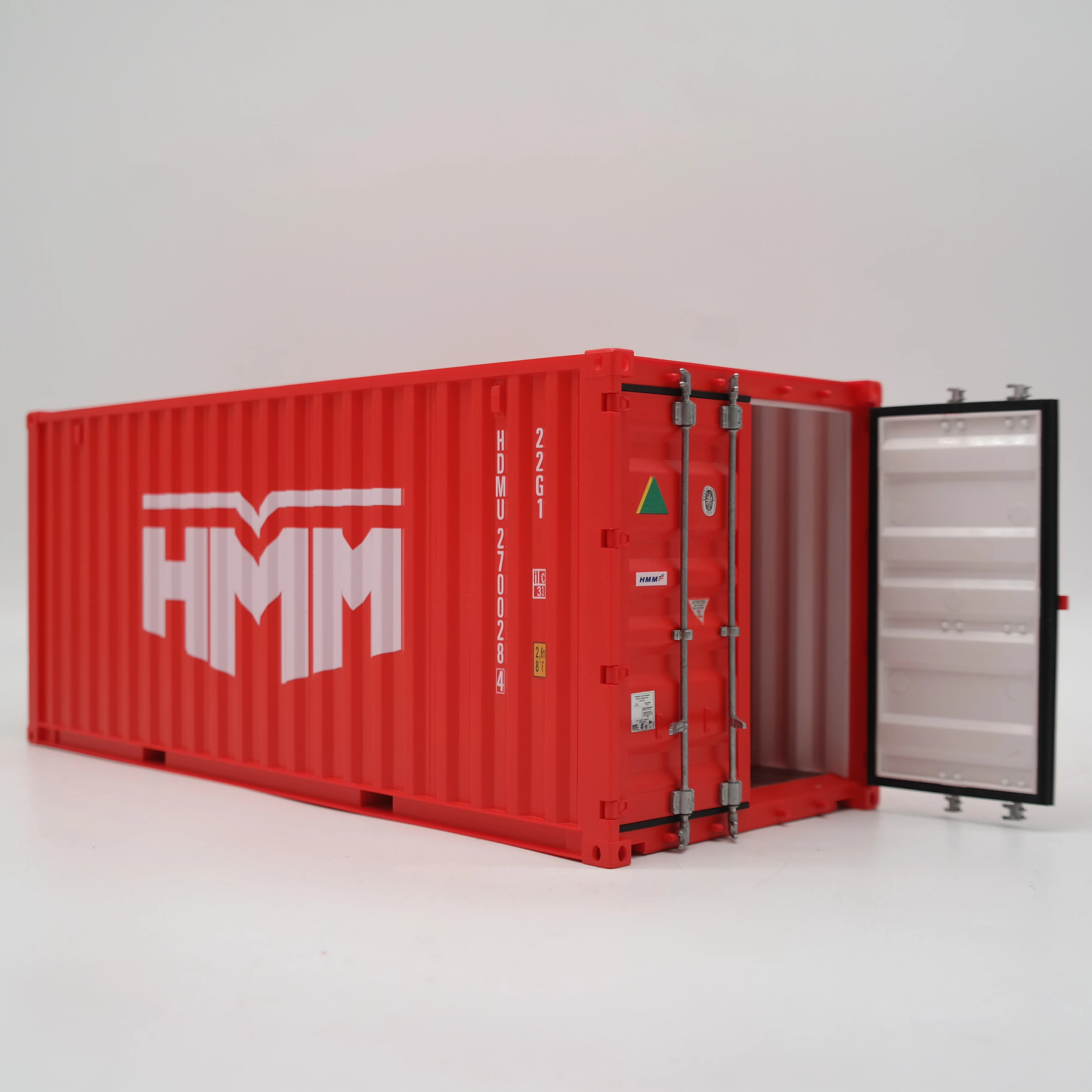 【A】O.A.S Container Model Factory 20GP Plastic Crafts Shipping Freight Forwarder Gift HYUNDAI Miniature Container Model