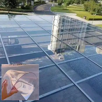 Bakway  4mm 6mm 8mm Solid Pc Sheet Plastic Panel UV Polycarbon Policarbonato Clear Solid Polycarbonate Sheet for Roofing