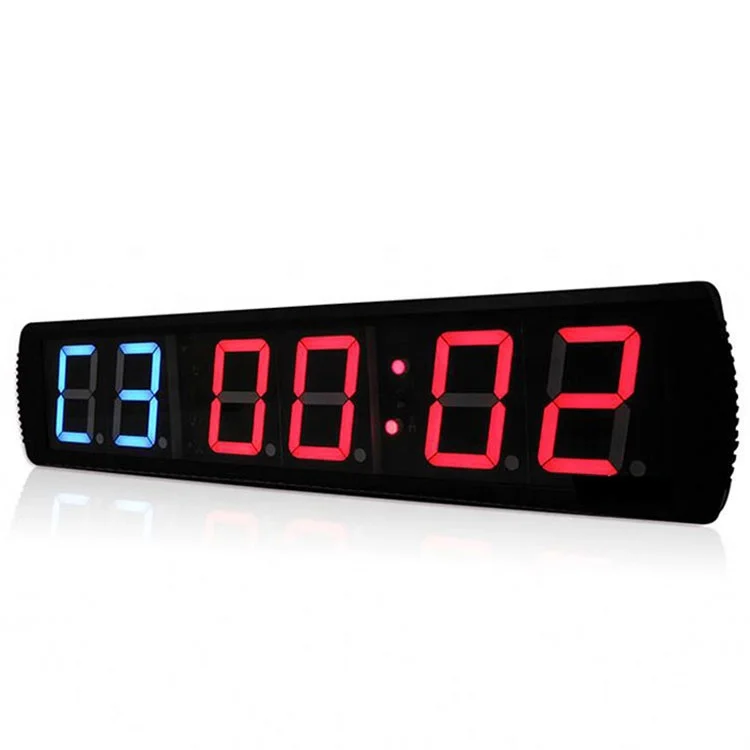 RIAO Fitness Sports 6 Digit Remote Control Gym Wall Timer