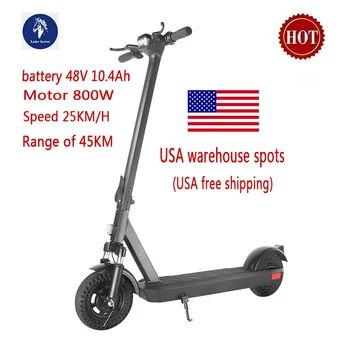 USA Warehouse  spots MX089 800W  45KM/H adult powerful highway high-speed folding electric scooter e scooter (cheapest)