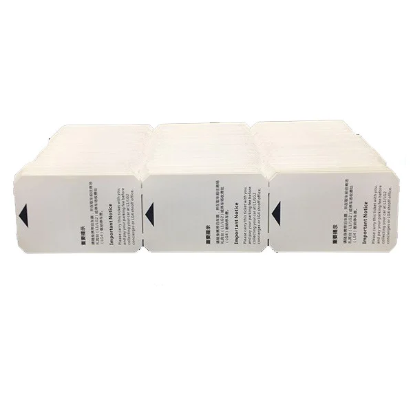 Factor Supply Fanfold Thermal Ticket with Lo-Co Magnetic Stripe CR80 Thermal Paper Ticket