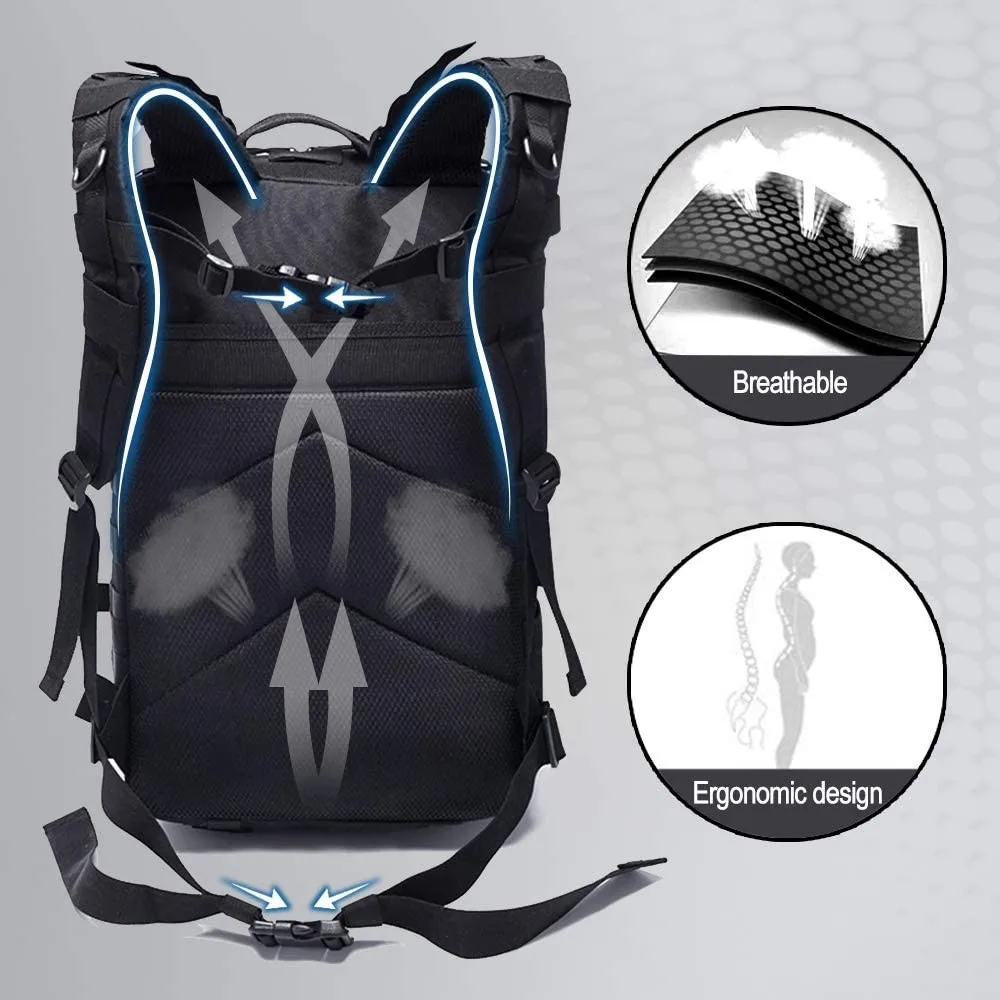 FREE SAMPLE Practical Assault Backpack Field 3 Day Assault Bag Camping Backpack