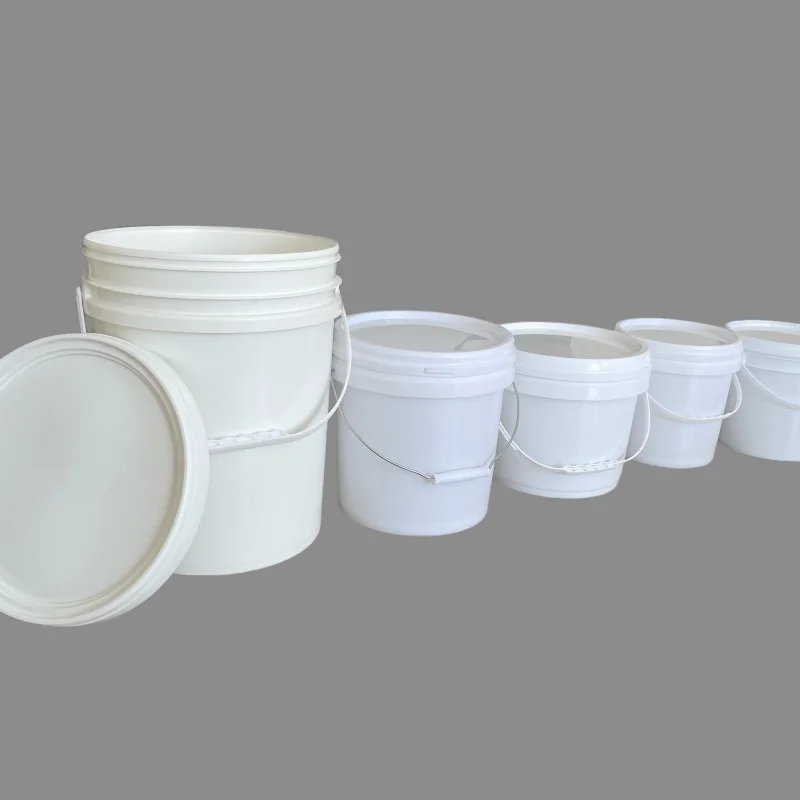 White Plastic Popcorn Buckets Food Grade Square Buckets Buy Food