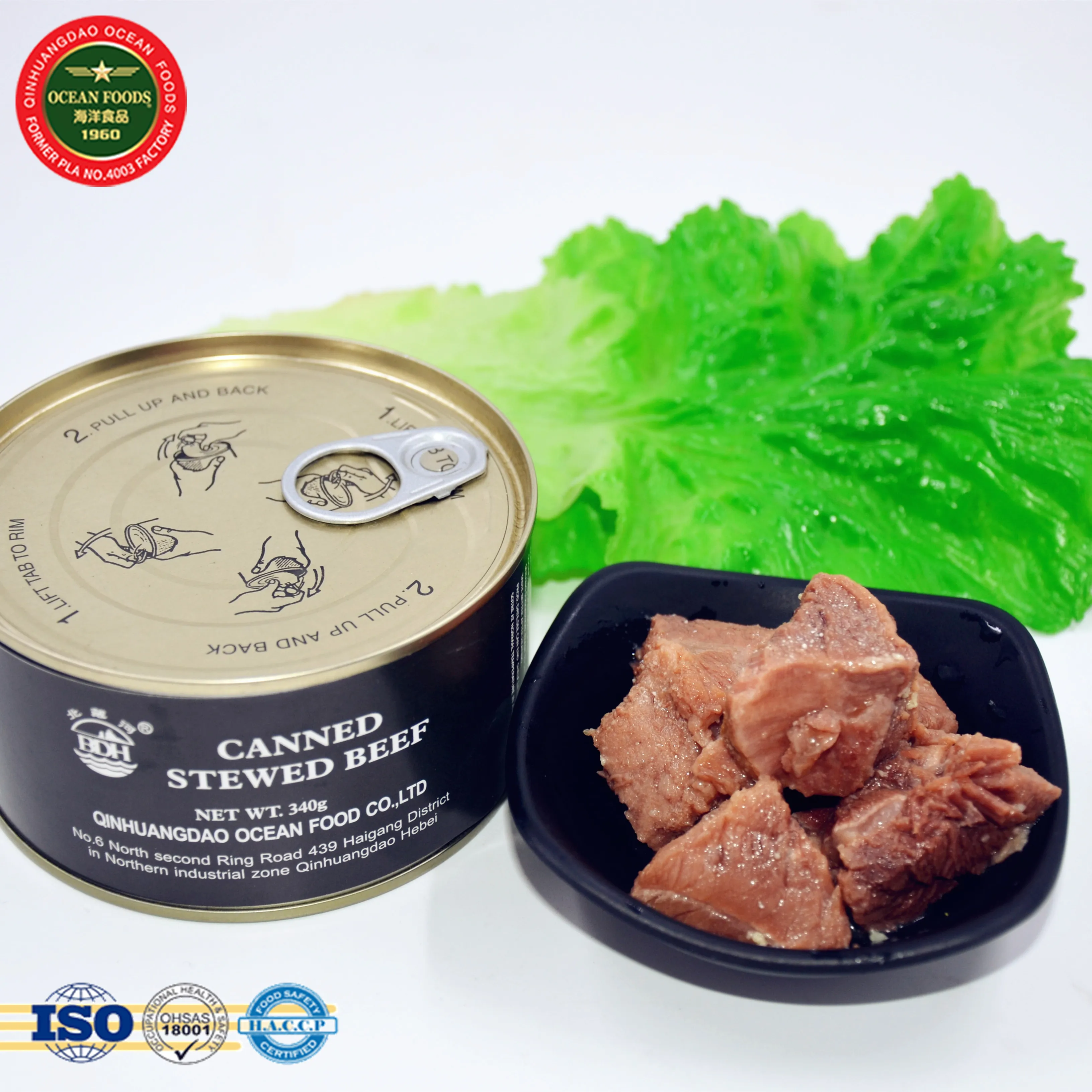 Canned meat Good Taste Canned 500g Stewed Beef For Military