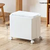 White - Wheeled with cover - No pull rod