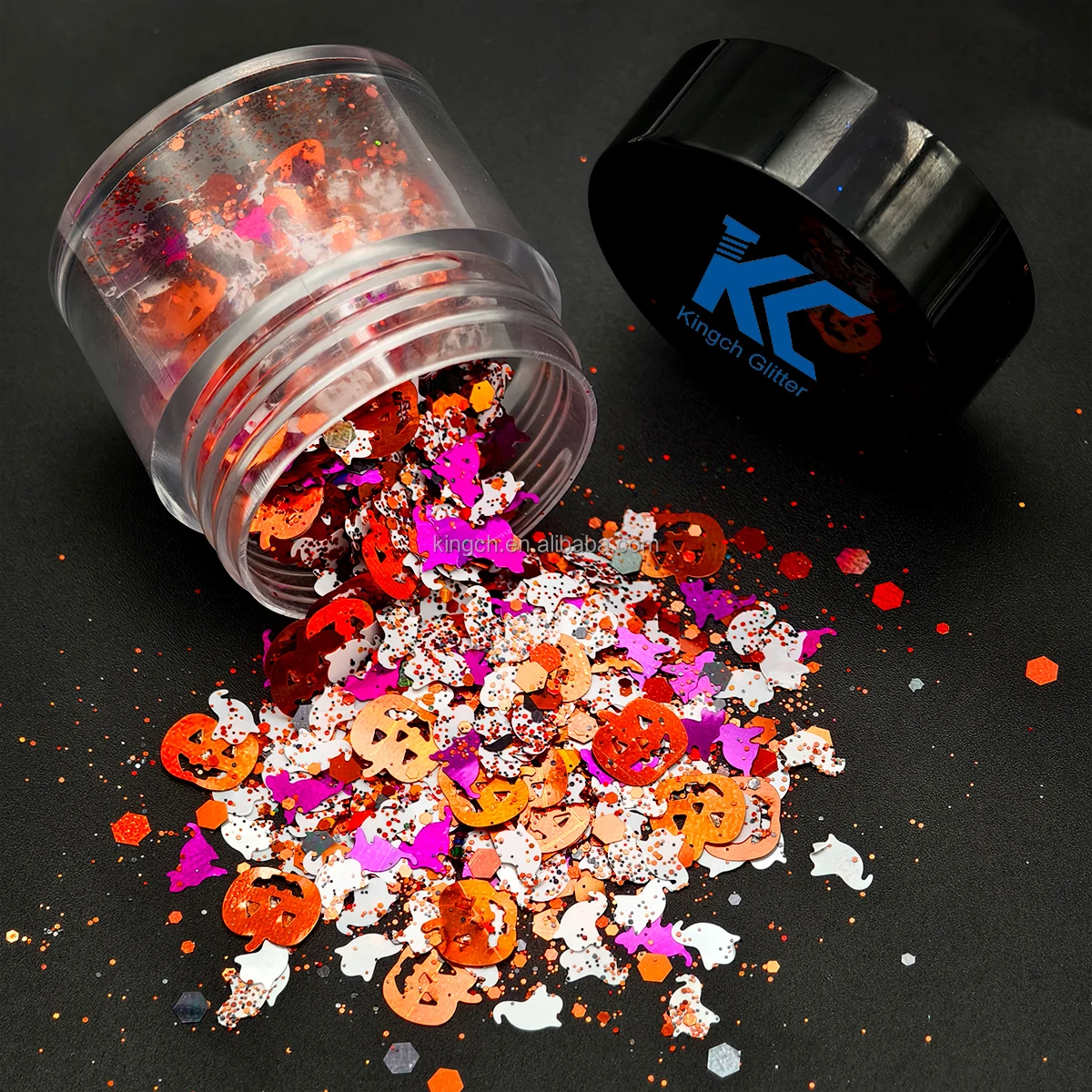 product bright and colorful white red sliver blue purple green hot girl body glitter mix chunky glitter for halloween resin nail hair-13