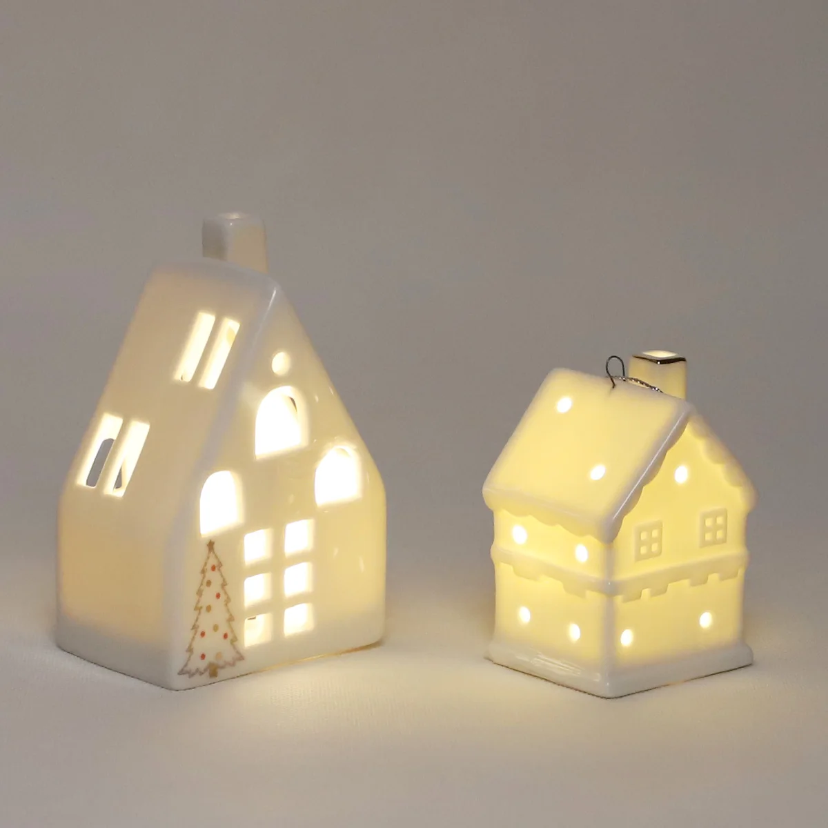 merry christmas christmas gift village house led lights decorations for home small ceramic house christmas decor