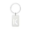 llavero con letras huecas-k