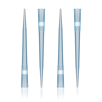 Universal Sterile Low Retention Laboratory Plastic Blue Extended Length 1250ul Pipette Tips
