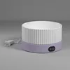 Large white roman bowl-purple heating base-three adjustable