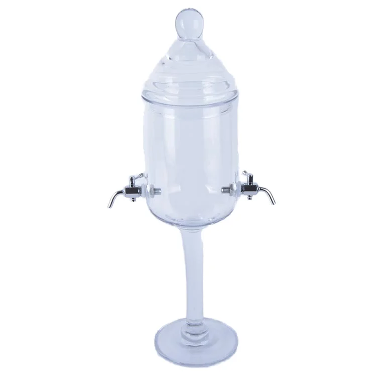 Classic Design Glass Absinthe Decanter with Two Faucets