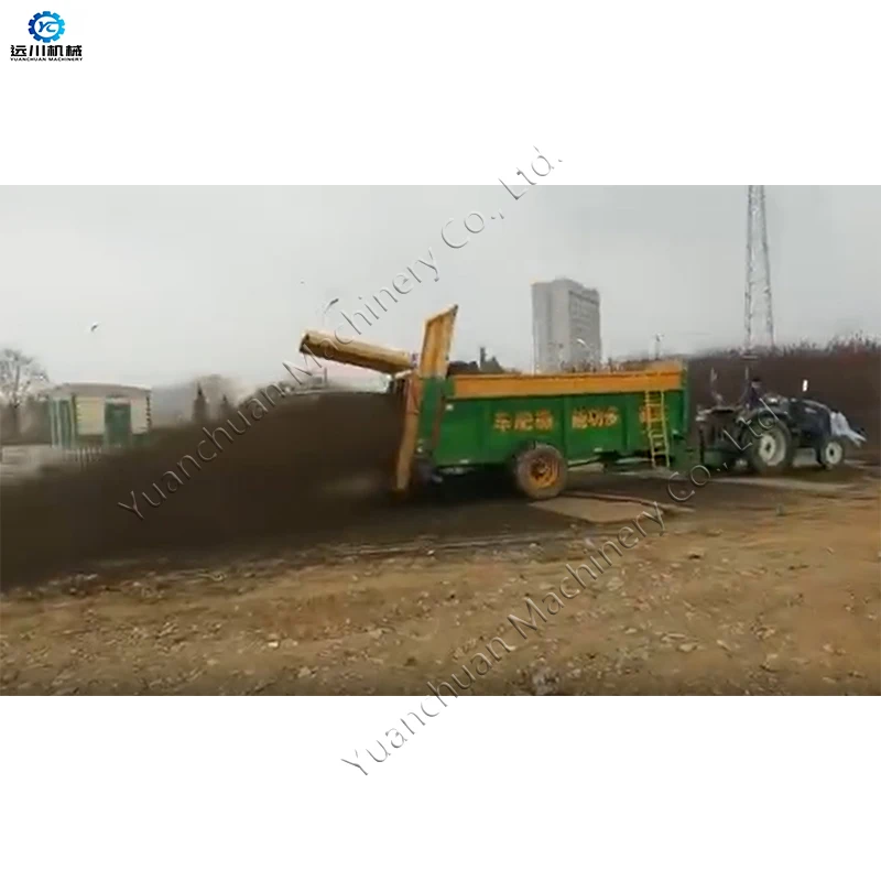 12 m3 doppelter vertikaler Schacht dnger werfer Farmland Lawn Rear  Discharge Fest dnger Mist verteiler