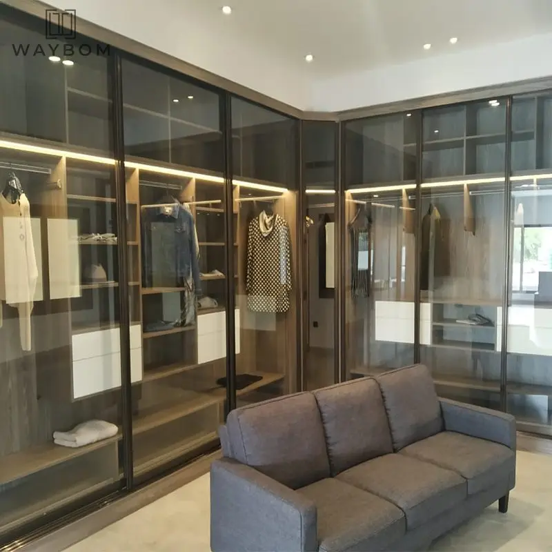 Modern Luxury Wardrobe / Walk-in Closet PLYJ20010-104