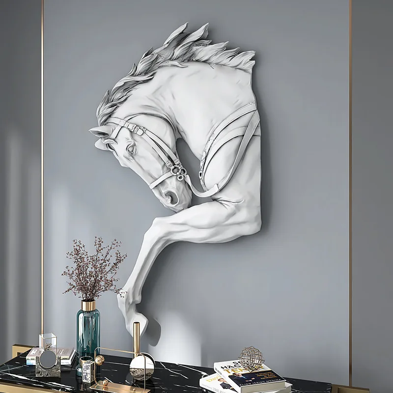 Creative Horse Relief Wall Decoration Living Room Porch Wall Decoration