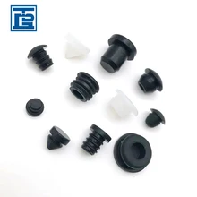 Custom pipe water hole end seal silicone rubber products bung dust cover plugs butyl silicone Rubber Plug stopper