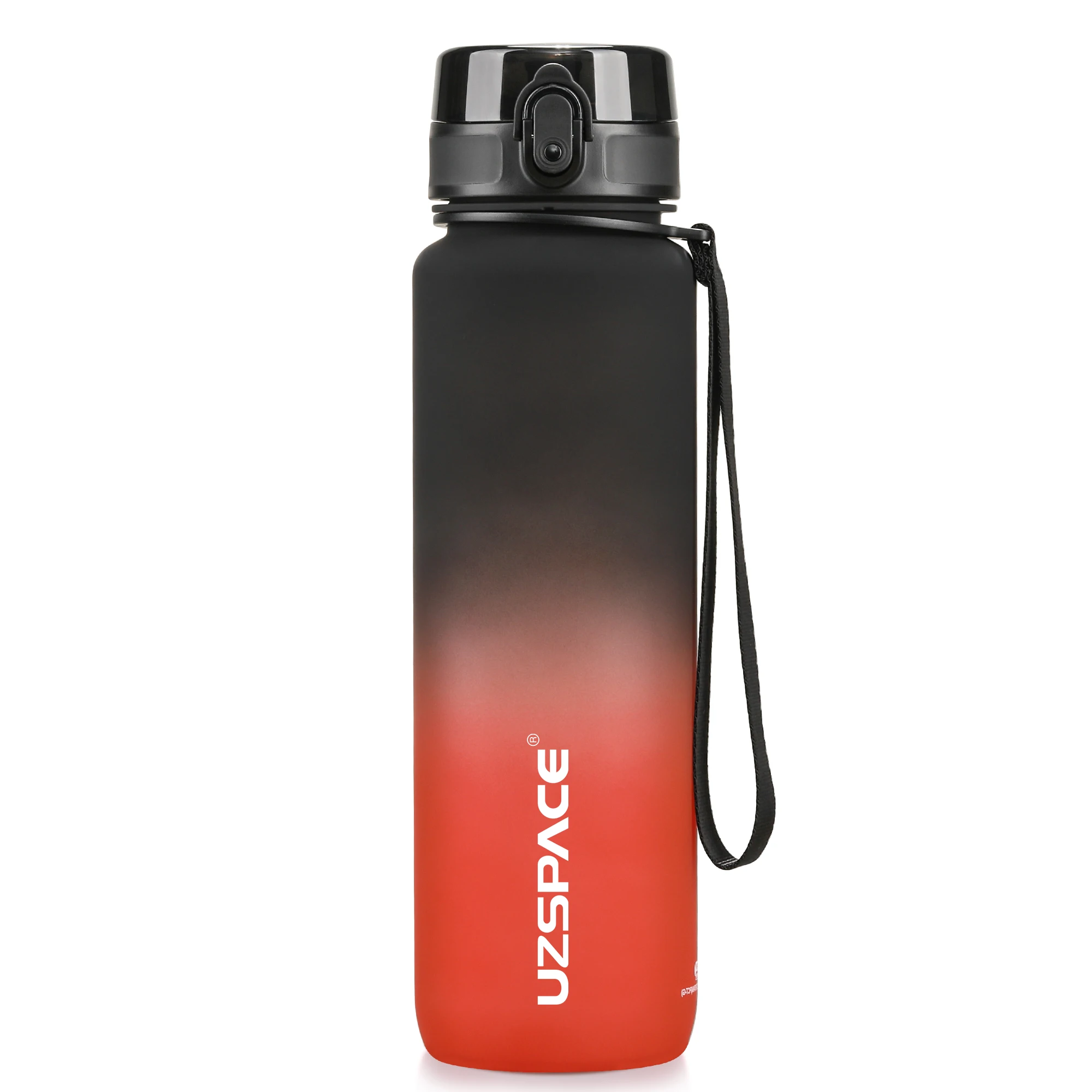 Uzspace New Design Sports Tritan Bpa Free Plastic Gradient Color