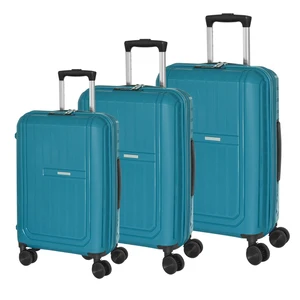 High Quality Luxury 4-Spinner Wheels Rolling Suitcase Portable 3-Piece Luggage Set at an Price for Travel