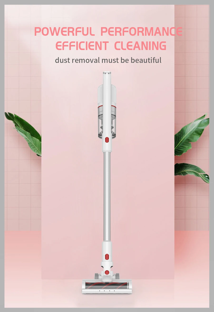 Factory Direct Sales Strong Suction Wireless Portable Home Vacuum Cleaner With Working Lamp manufacture