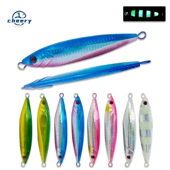 CHEERY Iron Plate Metal Jig Hard Bait Laser Noctilucent Bionic Artificial Bait 150g 200g Factory Wholesale Fishing Tackle – Metal Jig – view 2