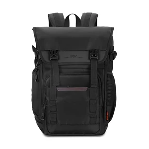 For Custom 17 Inch Laptop Backpack Men 20-39L Capacity Nylon Waterproof Zipper Polyester Interior Zipper Pocket Business