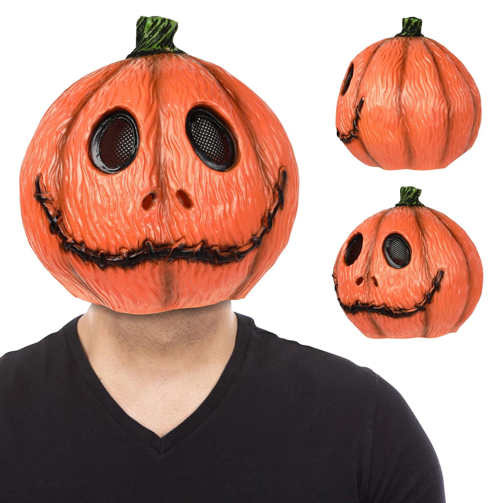 ホラーパンプキンハロウィンフィギュア Amazon.co.jp: Vbnuyhimハロウィンフィギュア | 不気味な