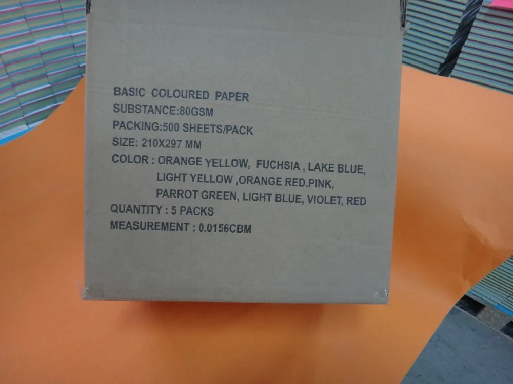 A4 Bright Coloured Card Paper