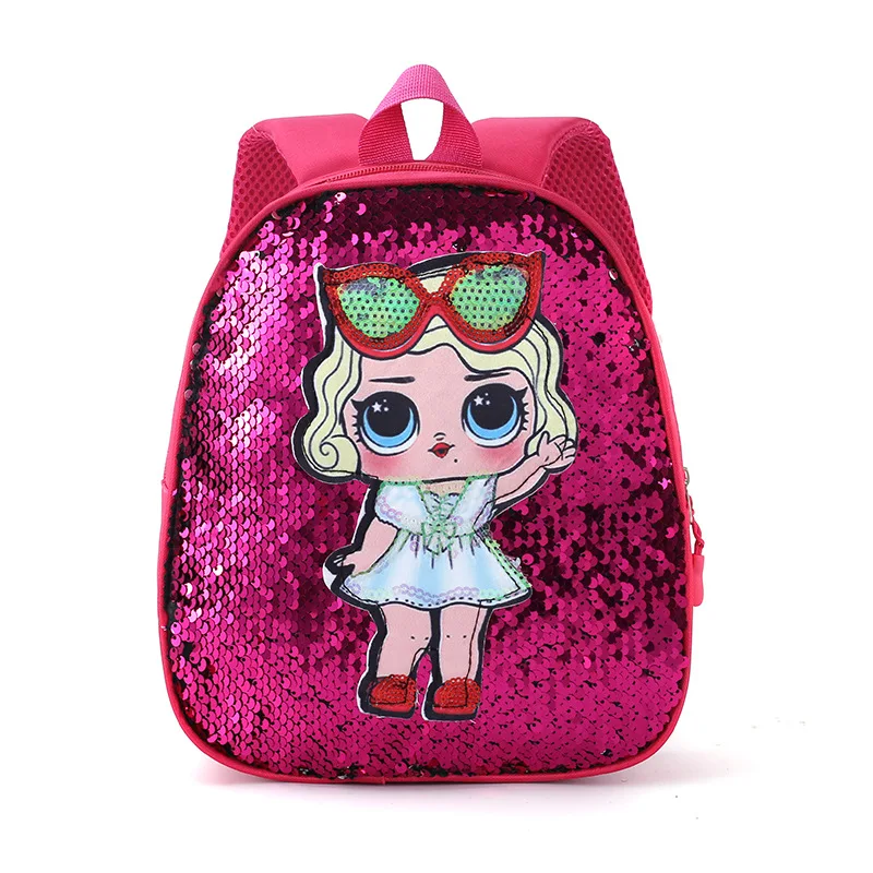 Cute Cat Glitter School Backpack, Girls Book Bag Large Capacity Bag For  Girls - Temu