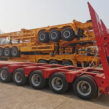 LUEN Semi-Trailer Food Truck Trailer Refrigerated Transport Steel Material Box Trailer