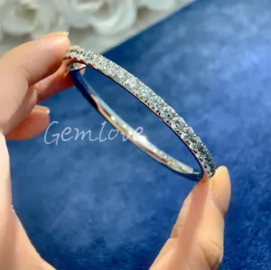 2026 New Luxury 9K/10K/14K/18K Gold Bracelet for Women - IGI Certified Round Lab-Grown Diamonds